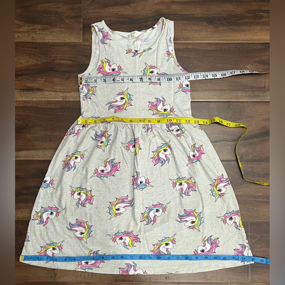 H&M Unicorn Design Girl Dress - Picture 6 of 9
